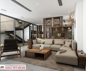 Thiết kế thi công nội thất tổ hợp thương mại, anh Tr Sóc Sơn Hà Nội
